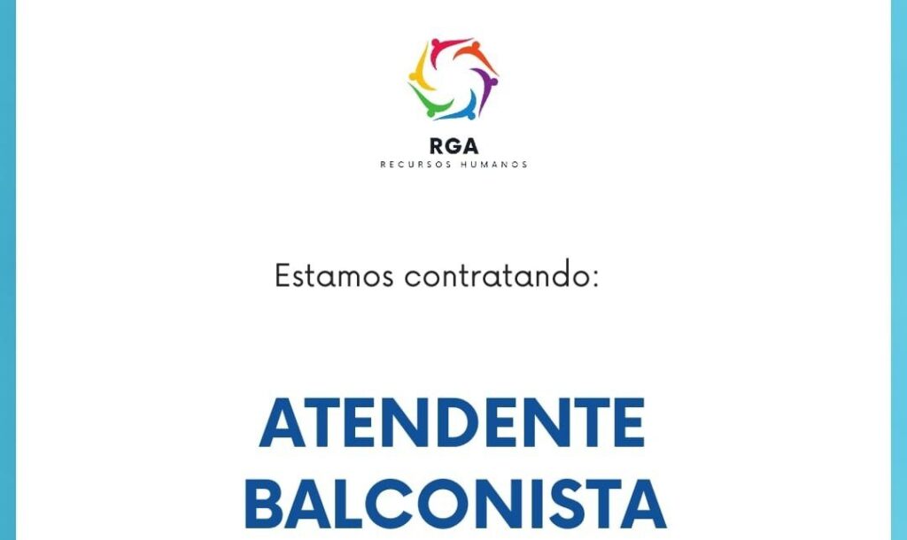 RGA abre vaga para Atendente Balconista no Centro de Manaus