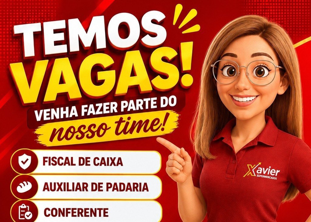 Vagas de emprego: empresa contrata Fiscal de Caixa, Operador de Caixa, Padeiro e mais em Manaus Vagas de emprego: empresa contrata Fiscal de Caixa, Operador de Caixa, Padeiro e mais em Manaus