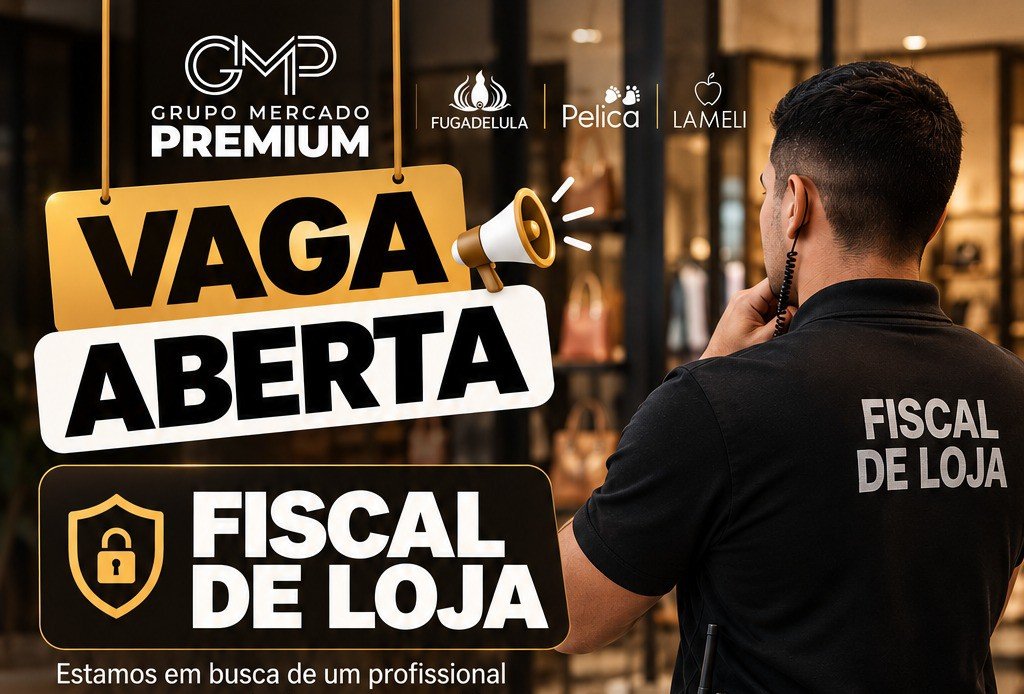 Grupo Mercado Premium abre vaga para Fiscal de Loja em Manaus em 2026