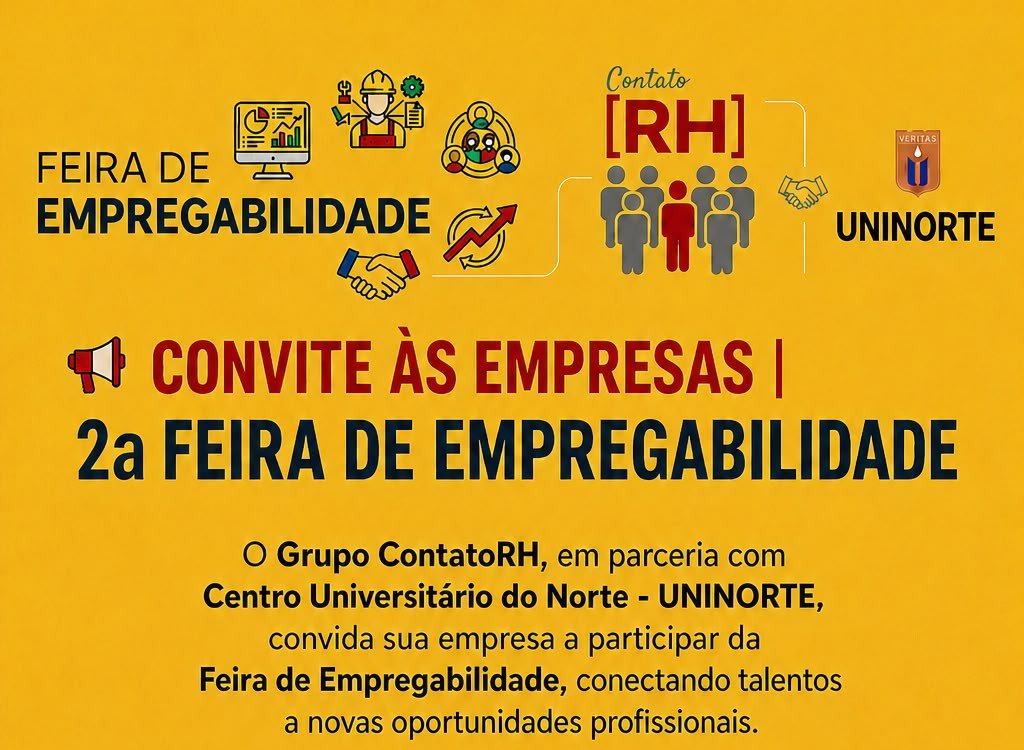 2ª Feira de Empregabilidade em Manaus: inscrição para empresas – Empregos no amazonas